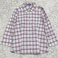 BURBERRY BLUE LABEL ノバチェック 長袖シャツ ホースロゴ