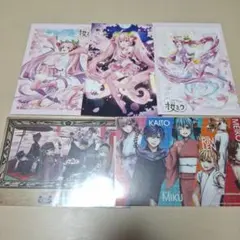 VOCALOID　ポストカード・ステッカー　初音ミク　桜ミク