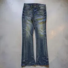 jackrose damaged flare denim y2k T0091 - メルカリ