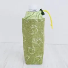 保冷　保温　ペットボトルカバー　ハンドメイド　ペットボトルホルダー　ねこ　D02