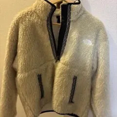 The North Face フリースジャケット クリーム色　チロリアンテープ