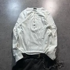 00s【archive】Henry neck long t/Y2K/swag M