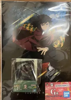 鬼滅の刃 冨岡義勇 一番くじ　ミニアートボード＆ポスター