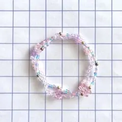 ビーズブレスレット　涼風