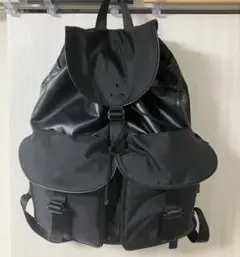 【ポーター】B印ヨシダ別注 グリッパーリュック 黒 リュック サイドジッパー PORTER（ポーター）の「PORTER×B印 YOSHIDA / 別注 “GRIPPER