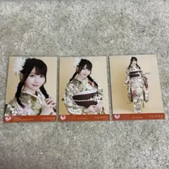 イコラブ　生写真　大谷映美里　振袖　コンプ　＝LOVE