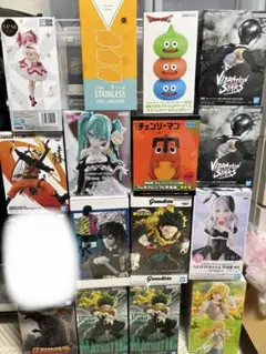 新プライズ　アニメキャラクター フィギュアセット　17点　新品未開封