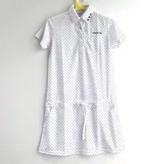 新品 アディダス adidas ワンピース ゴルフ テーラーメイド 白×紺黒 M