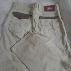 Edwin Blue Trip ベージュジーンズ 春