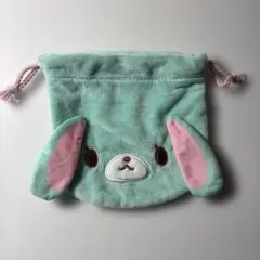 シュガーバニーズ ふわふわ巾着 2 ミントうさ