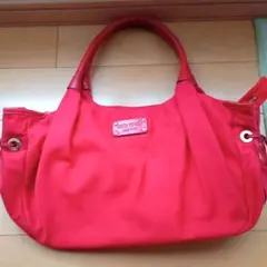 赤ケイト・スペードニューヨークハンドバック