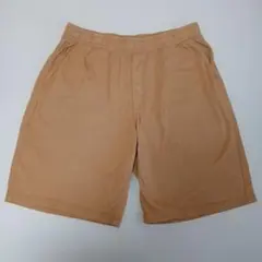 【UNIQLO　L】ほぼ新品　メンズ ブラウン ショートパンツのサムネイル