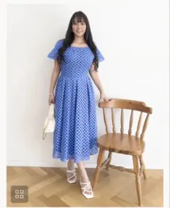 CINEMATIQ ドットシエナワンピ ラベンダー フリーロング - メルカリ