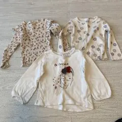 ZARA 9-12m 長袖Tシャツ 3枚セット
