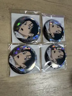 K*a様 乙骨憂太　呪術廻戦　ホログラム缶バッジ　4点