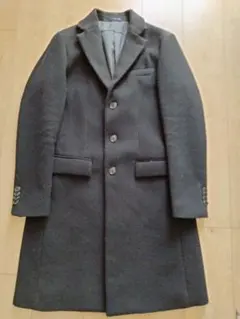 グローバルワーク　コート　ネイビー　サイズS。