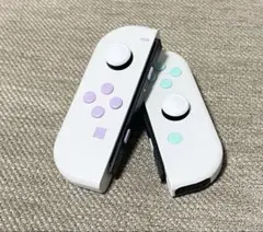 【White×Pastel】Nintendo Switch純正ジョイコンLR