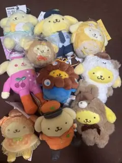 ポムポムプリン レトロ ぬいぐるみ まとめ売り - メルカリ