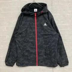 【美品】le coq sportif ナイロンジャケット カモフラ柄