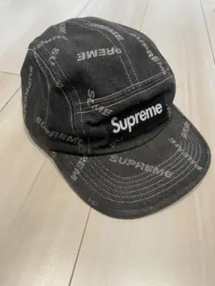 Supreme デニムキャップ ブラック