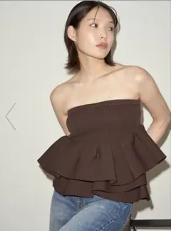 2026年最新】styling ラッフルニットベアトップの人気アイテム - メルカリ