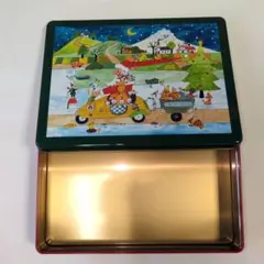 【缶のみ】ヨックモック　クリスマス缶