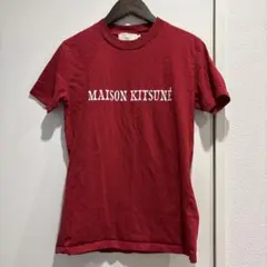 【美品✨】メゾンキツネ　Tシャツ　レディース　赤のサムネイル