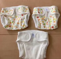 【新品】布おむつカバー 3枚セット カラフルドット
