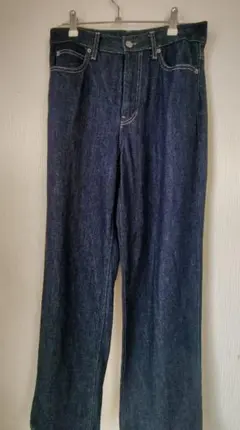 UNIQLO ワイドストレートジーンズ 24インチ