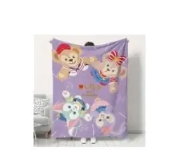 ダッフィーブランケット パープル 70x100cm(1枚目送付)のサムネイル