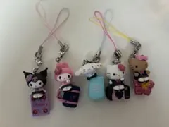 平成レトロ 希少品 ハローキティ チャーミーキティ ストラップ3個