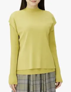 Mila owen ミラオーウェン 2WAYリブニットハイネックベストSET