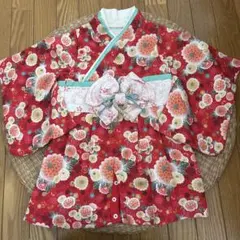 SWEET MOMMY 花柄着物 50〜70cm