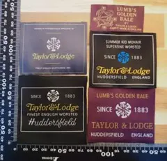 海外織りネーム　Taylor & Lodge ラベル5枚セット