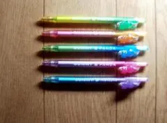 ＧＵＭＭＹ　＆　ＰＡＮＤＡ　蛍光ペン　５本セット