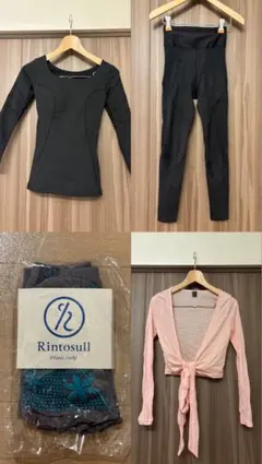 【美品】リントスル ウェアトップス＆レギンス＆ソックス＋おまけ 4点セット M 美品】リントスル ウェアトップス＆レギンス＆ソックス＋おまけ 4点
