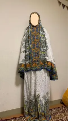 100%レーヨン　お祈り　お礼拝　イスラム　ムスリム　prayer cloth