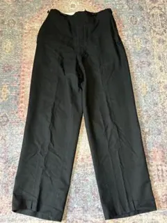 50s vintage usa製【ウールギャバ ストレートスラックス ブラック