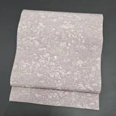 No.200 名古屋帯 名古屋仕立 九寸 薄紫色