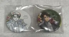 進撃の巨人　リヴァイ　バースデー　缶バッジ　花束　WIT STUDIO