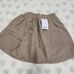 新品タグ付きpairmanonペアマノンインナーパンツ付きチェック柄スカート