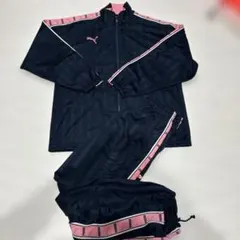 PUMA ネイビー/ピンク ジャージ L