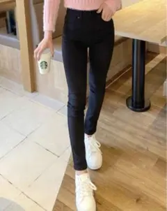 【GRL】　X Sスーパーストレッチハイウエストスキニーパンツcu32