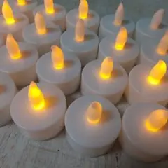 DAISO LEDキャンドル ホワイト 28個セット