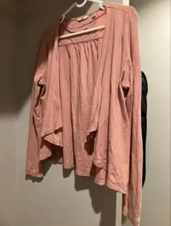 Mサイズ ピンク 長袖カーディガン　ユニクロ　UNIQLO