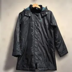 00s adidas ベンチコート ブラック S レディース　アディダス