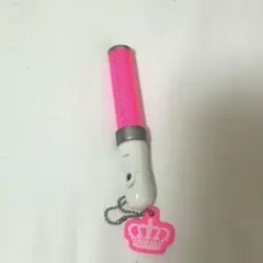 ミニピンクペンライト 王冠チャーム付き ガチャガチャ