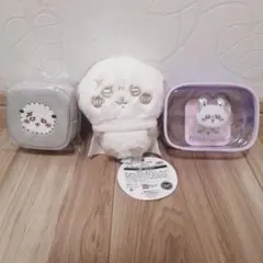 未使用　ちいかわ　ミニポーチ　マスコット　ラッコ先生　モモンガ