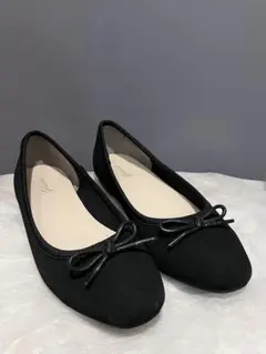 Honeysリボン付きパンプス【ブラック】