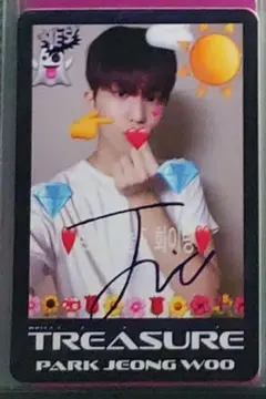 treasure 香港限定 雑誌付録 YESカード ジョンウ トレカ